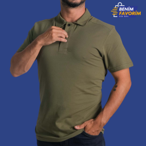 Gömlek Yaka Penye T-shirt
