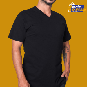V Yaka Süprem T-shirt